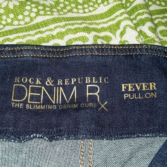 Rock & Republic women's Denim Rx fever pull on jeans size 4 NWT - Picture 3 of 7
